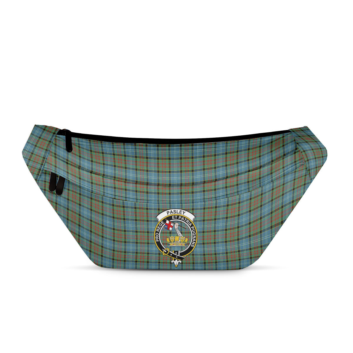 ScotsTee Shop Scottish Pasley District Clan Crest Tartan Fanny Pack Plaid Waist Bag
