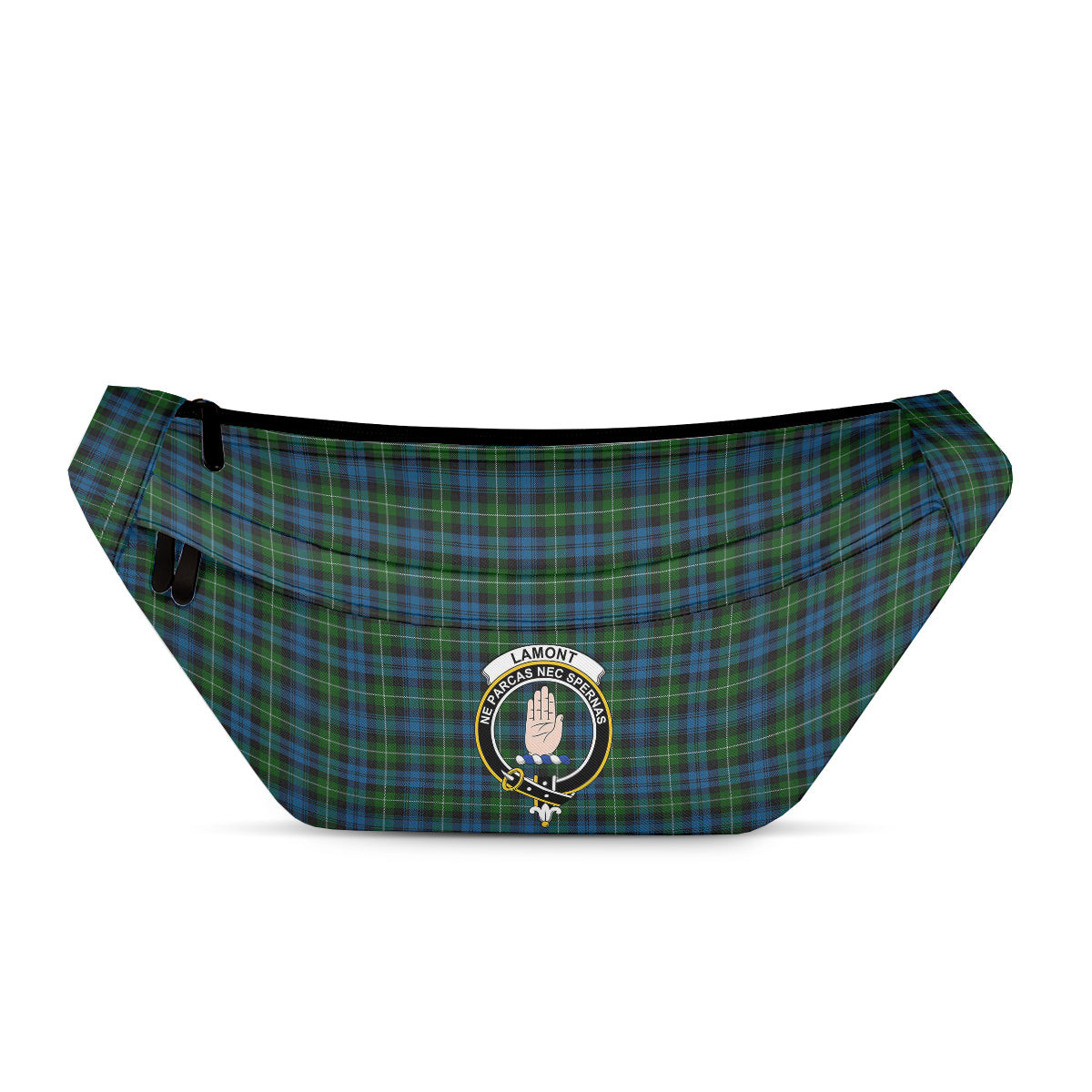 ScotsTee Shop Scottish Lamont Clan Crest Tartan Fanny Pack Plaid Waist Bag