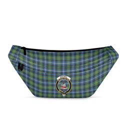 ScotsTee Shop Scottish MacNeill Of Barra Ancient Clan Crest Tartan Fanny Pack Plaid Waist Bag