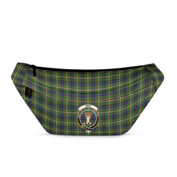 ScotsTee Shop Scottish Reid Green SC Clan Crest Tartan Fanny Pack Plaid Waist Bag