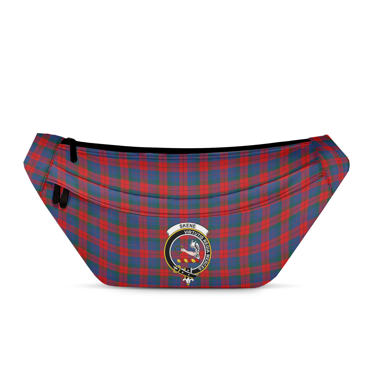 ScotsTee Shop Scottish Skene of Cromar Modern Clan Crest Tartan Fanny Pack Plaid Waist Bag