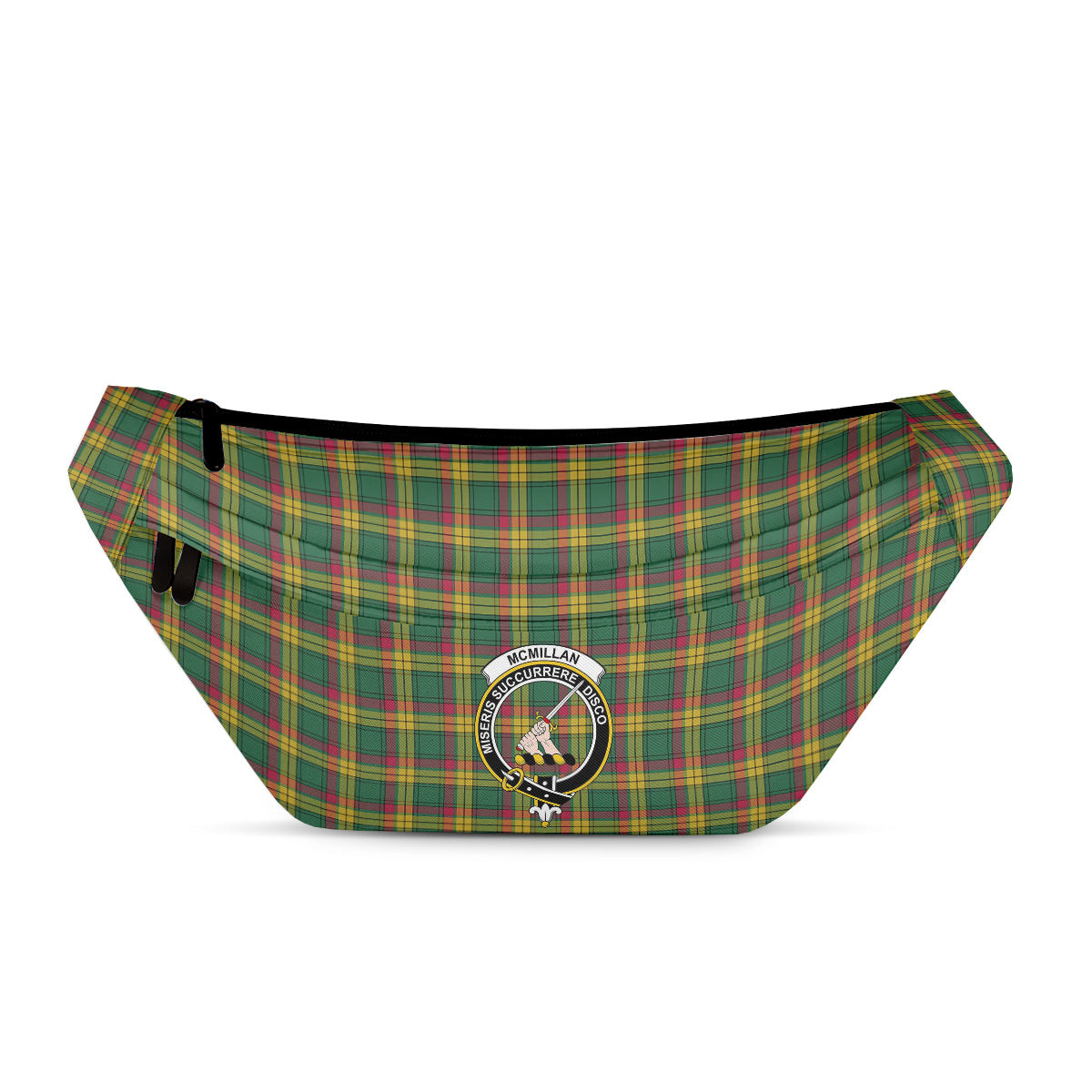 ScotsTee Shop Scottish McMillan Old Ancient Clan Crest Tartan Fanny Pack Plaid Waist Bag