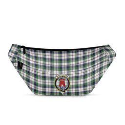 ScotsTee Shop Scottish MacNachten Dress Modern Clan Crest Tartan Fanny Pack Plaid Waist Bag
