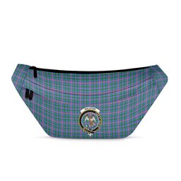 ScotsTee Shop Scottish Ralston Clan Crest Tartan Fanny Pack Plaid Waist Bag