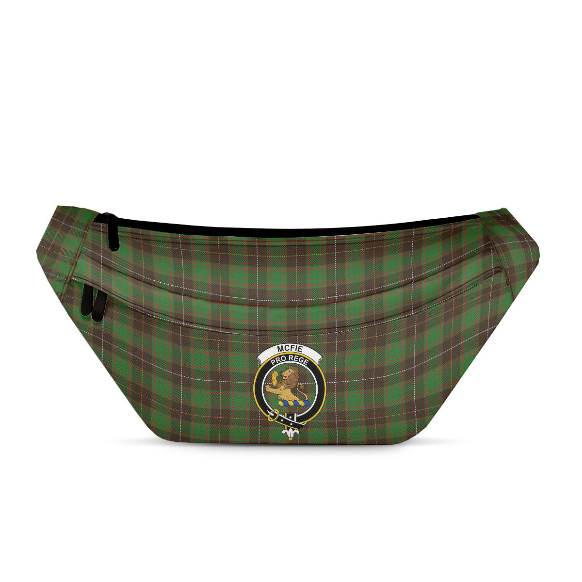 ScotsTee Shop Scottish McFie Hunting Ancient Clan Crest Tartan Fanny Pack Plaid Waist Bag