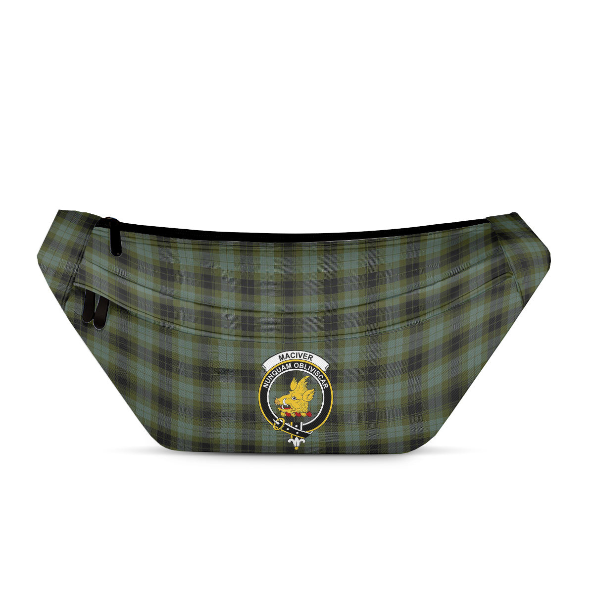 ScotsTee Shop Scottish MacIver Family Clan Crest Tartan Fanny Pack Plaid Waist Bag