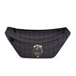 ScotsTee Shop Scottish MacLaine of Lochbuie Hunting Clan Crest Tartan Fanny Pack Plaid Waist Bag