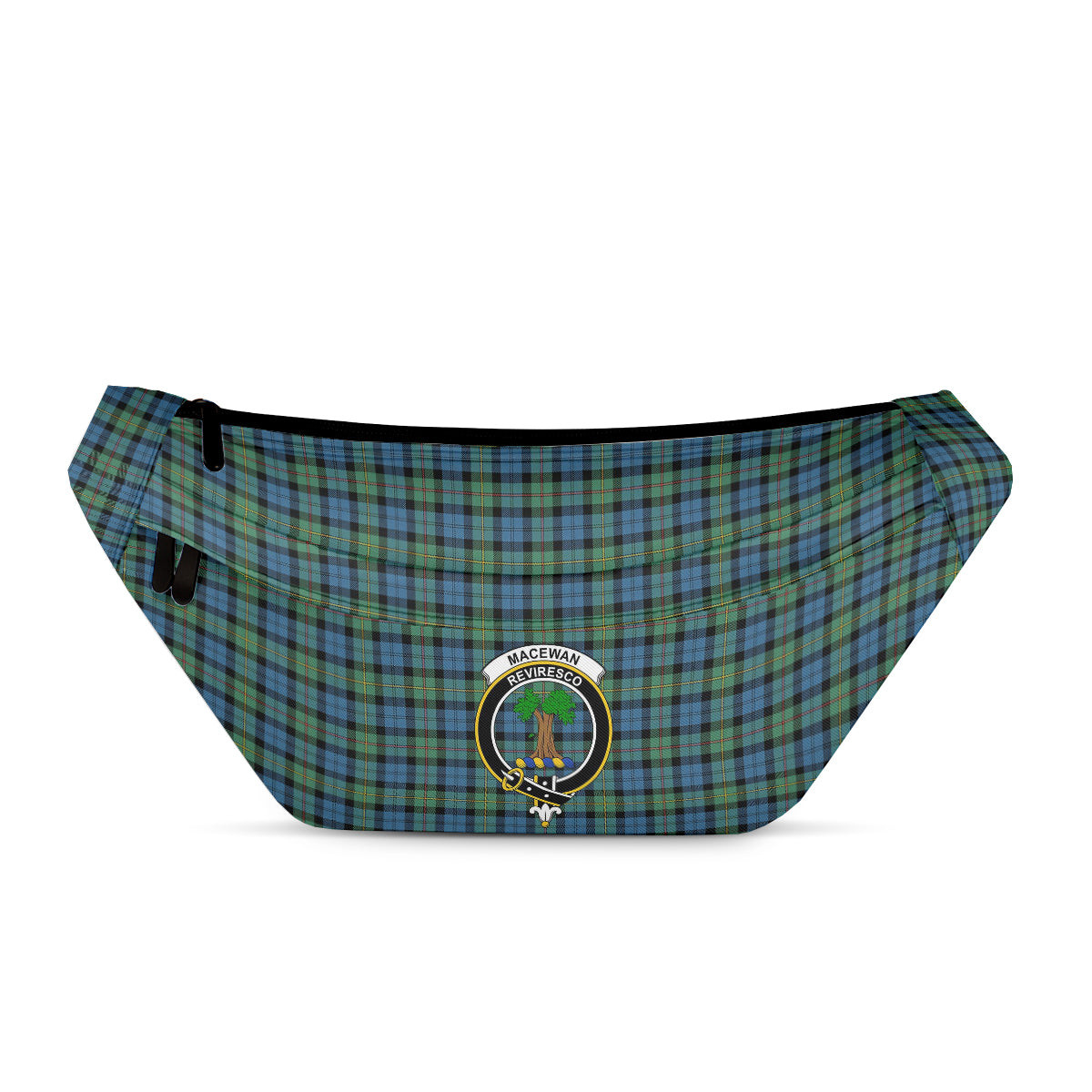 ScotsTee Shop Scottish MacEwen Ancient SC Clan Crest Tartan Fanny Pack Plaid Waist Bag