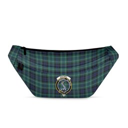 ScotsTee Shop Scottish MacNeill of Colonsay Modern Clan Crest Tartan Fanny Pack Plaid Waist Bag