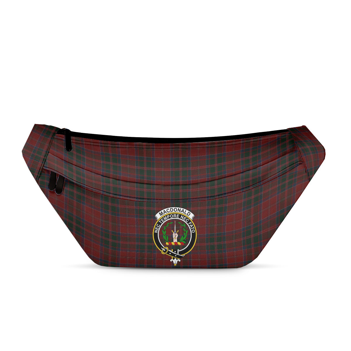 ScotsTee Shop Scottish MacDonald of Glencoe Clan Crest Tartan Fanny Pack Plaid Waist Bag