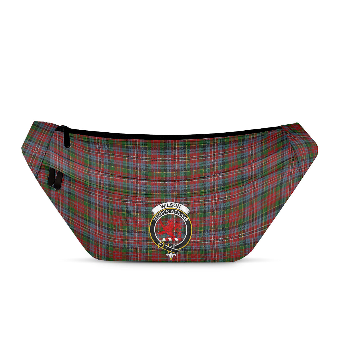 ScotsTee Shop Scottish Wilsons 043 Clan Crest Tartan Fanny Pack Plaid Waist Bag