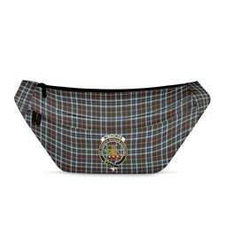 ScotsTee Shop Scottish McThomas Hunting Modern Clan Crest Tartan Fanny Pack Plaid Waist Bag