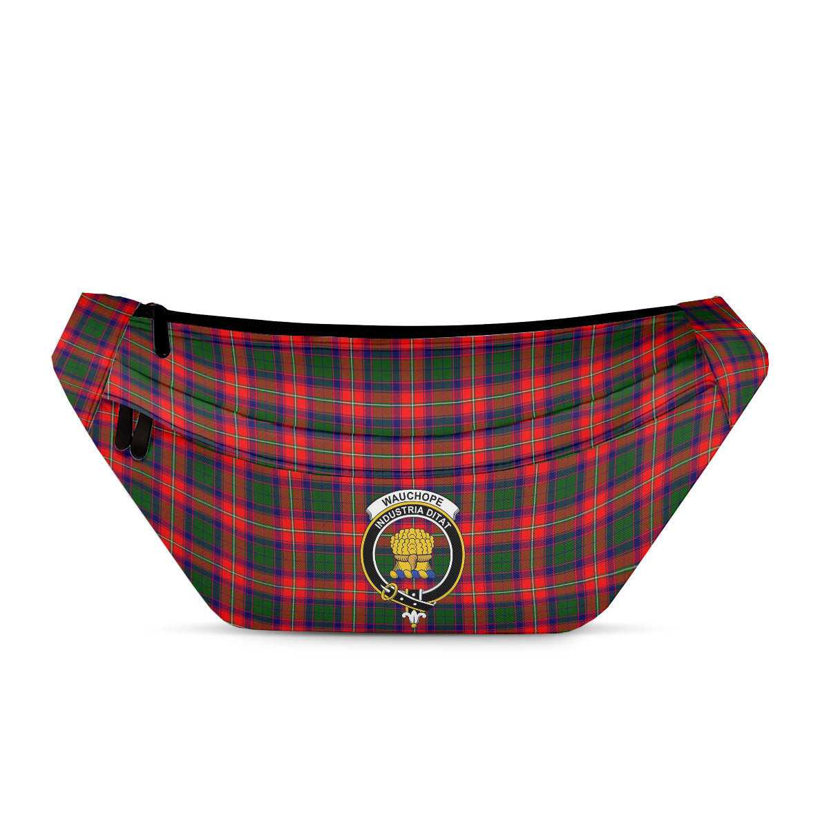ScotsTee Shop Scottish Wauchope Clan Crest Tartan Fanny Pack Plaid Waist Bag