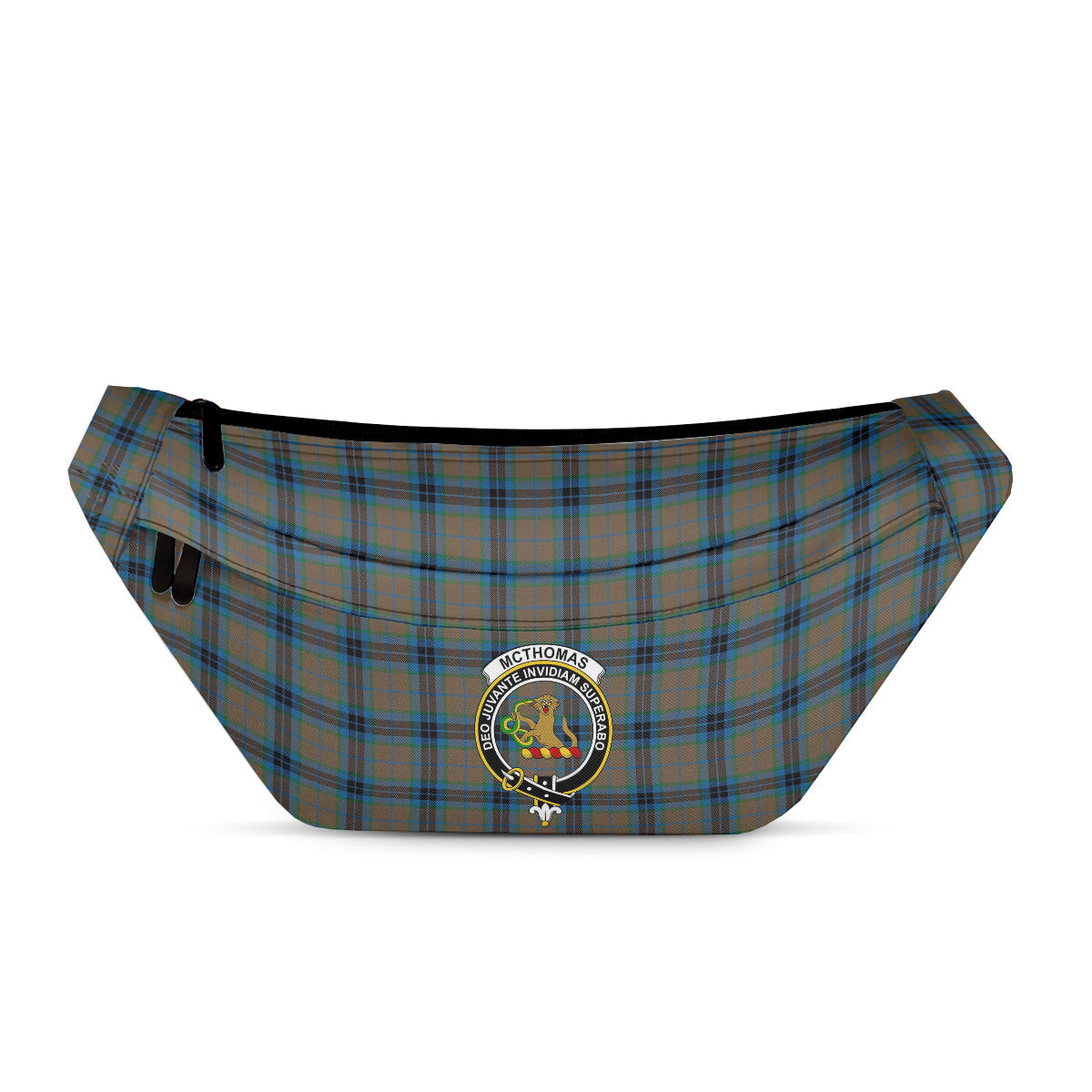 ScotsTee Shop Scottish McThomas Hunting Ancient Clan Crest Tartan Fanny Pack Plaid Waist Bag