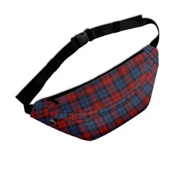 ScotsTee Shop Scottish McLachlan Modern Clan Crest Tartan Fanny Pack Plaid Waist Bag
