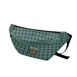ScotsTee Shop Scottish Melville Modern Clan Crest Tartan Fanny Pack Plaid Waist Bag