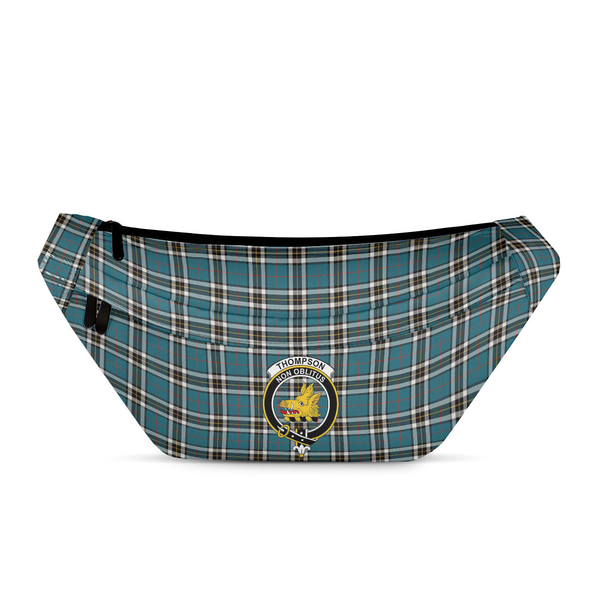 ScotsTee Shop Scottish Thompson Society Dress Blue Ancient Clan Crest Tartan Fanny Pack Plaid Waist Bag