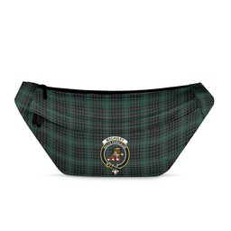 ScotsTee Shop Scottish MacAuley Hunting Modern Clan Crest Tartan Fanny Pack Plaid Waist Bag