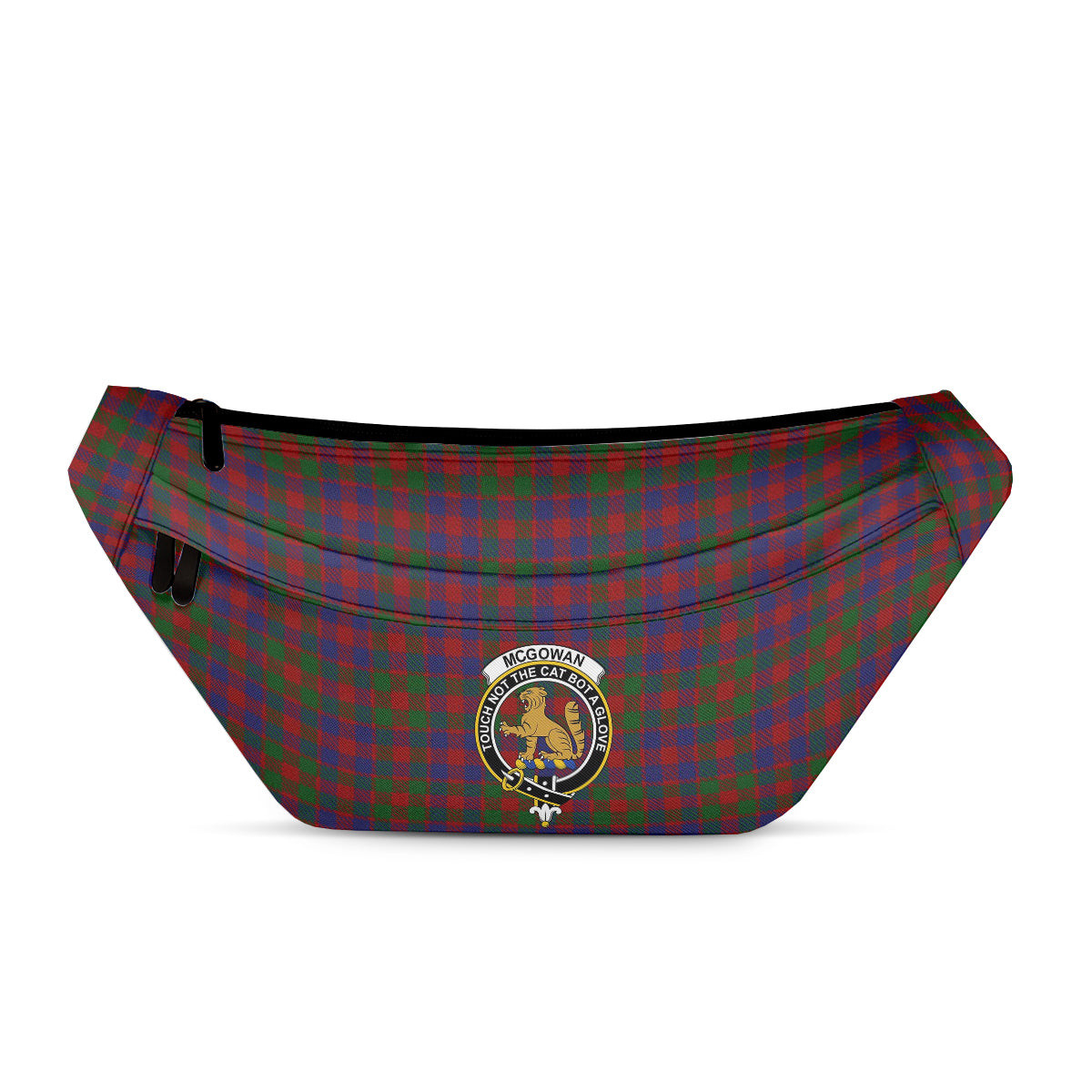ScotsTee Shop Scottish McGowan Clan Crest Tartan Fanny Pack Plaid Waist Bag