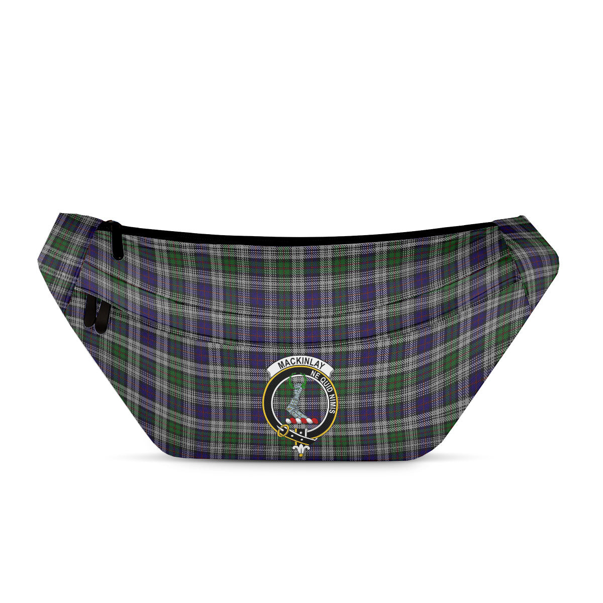 ScotsTee Shop Scottish MacKinlay Dress Clan Crest Tartan Fanny Pack Plaid Waist Bag