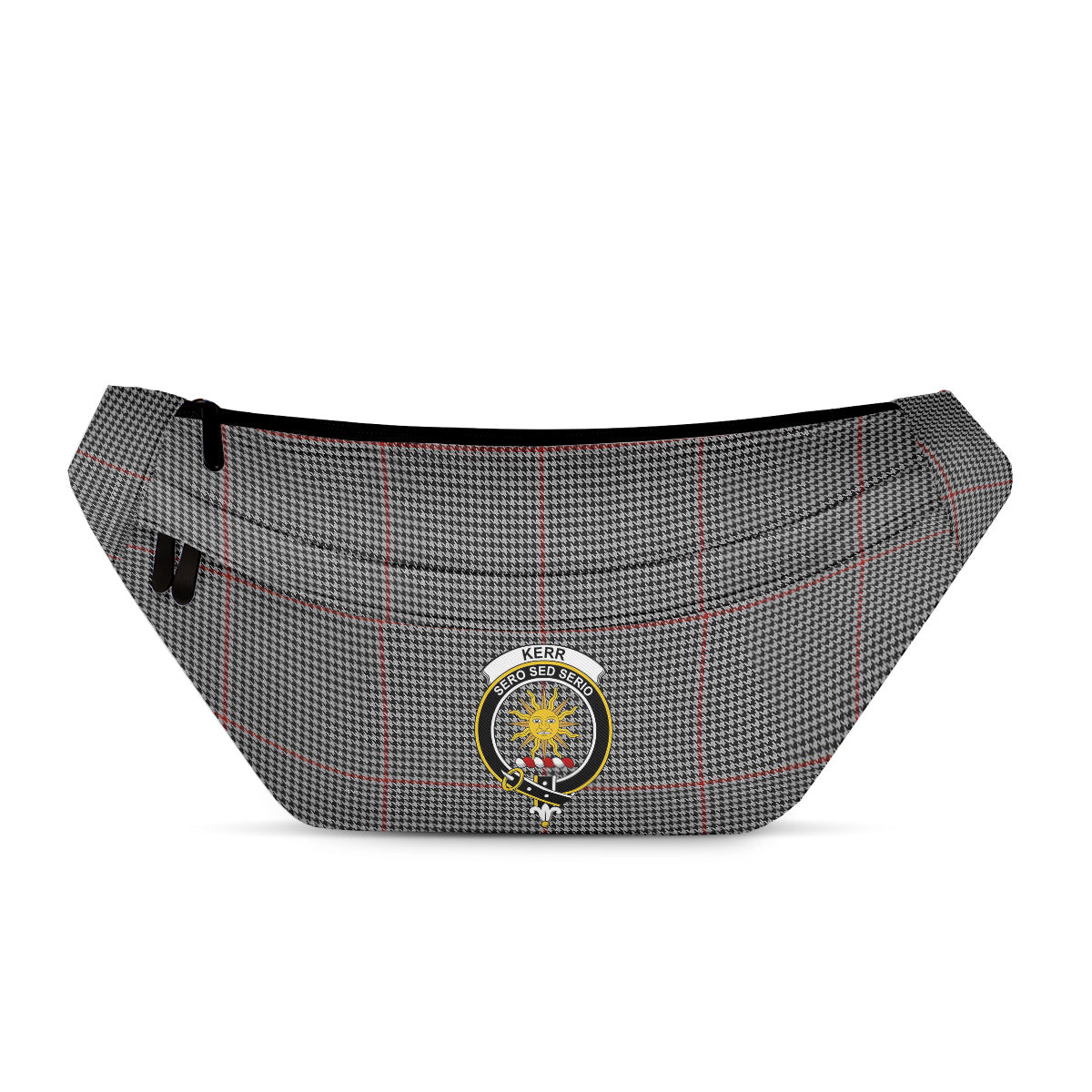 ScotsTee Shop Scottish Kerr Shepherd's Clan Crest Tartan Fanny Pack Plaid Waist Bag