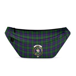 ScotsTee Shop Scottish Shaw Modern Clan Crest Tartan Fanny Pack Plaid Waist Bag
