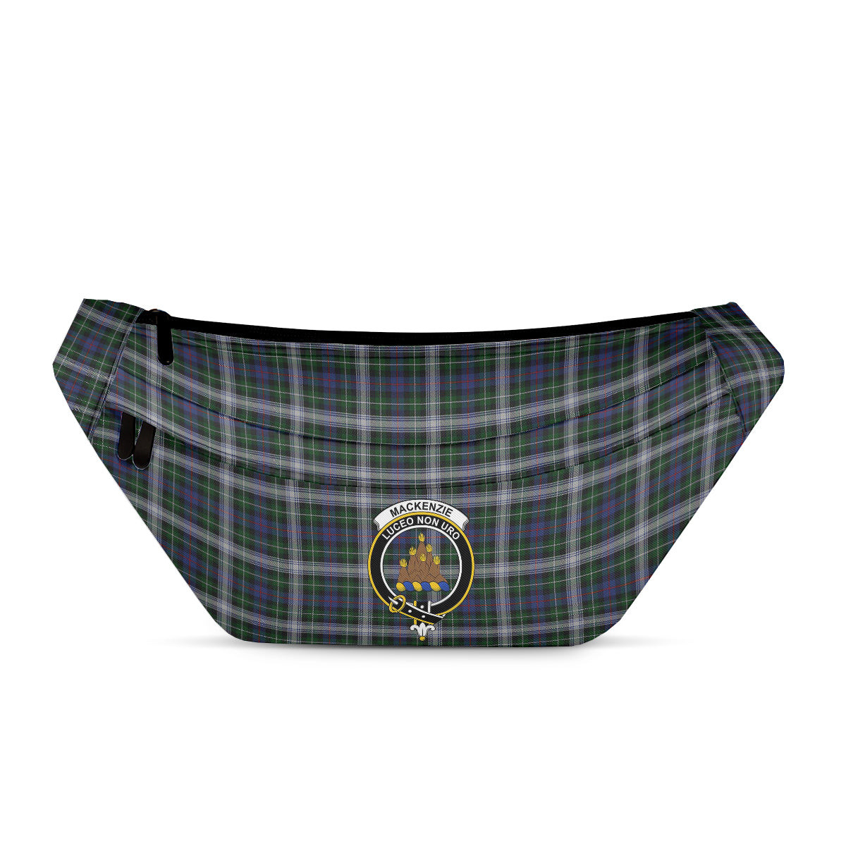 ScotsTee Shop Scottish MacKenzie Dress 2 Clan Crest Tartan Fanny Pack Plaid Waist Bag
