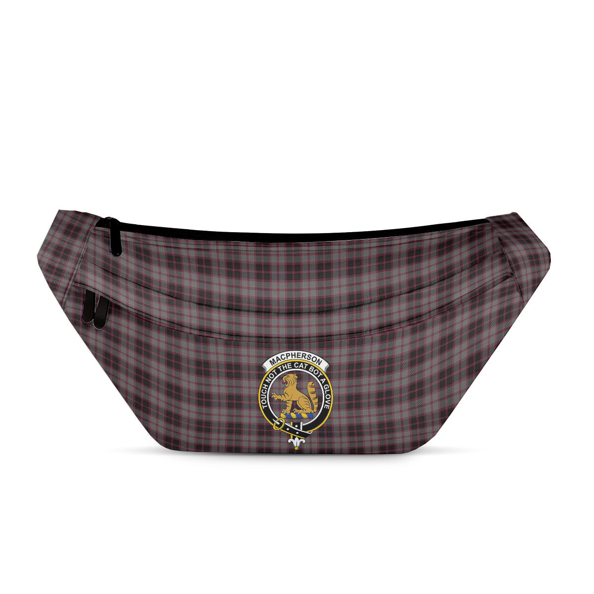 ScotsTee Shop Scottish MacPherson Hunting Clan Crest Tartan Fanny Pack Plaid Waist Bag