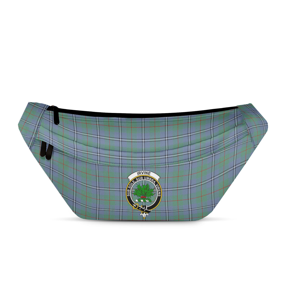 ScotsTee Shop Scottish Irvine of Glentulchan Ancient Clan Crest Tartan Fanny Pack Plaid Waist Bag
