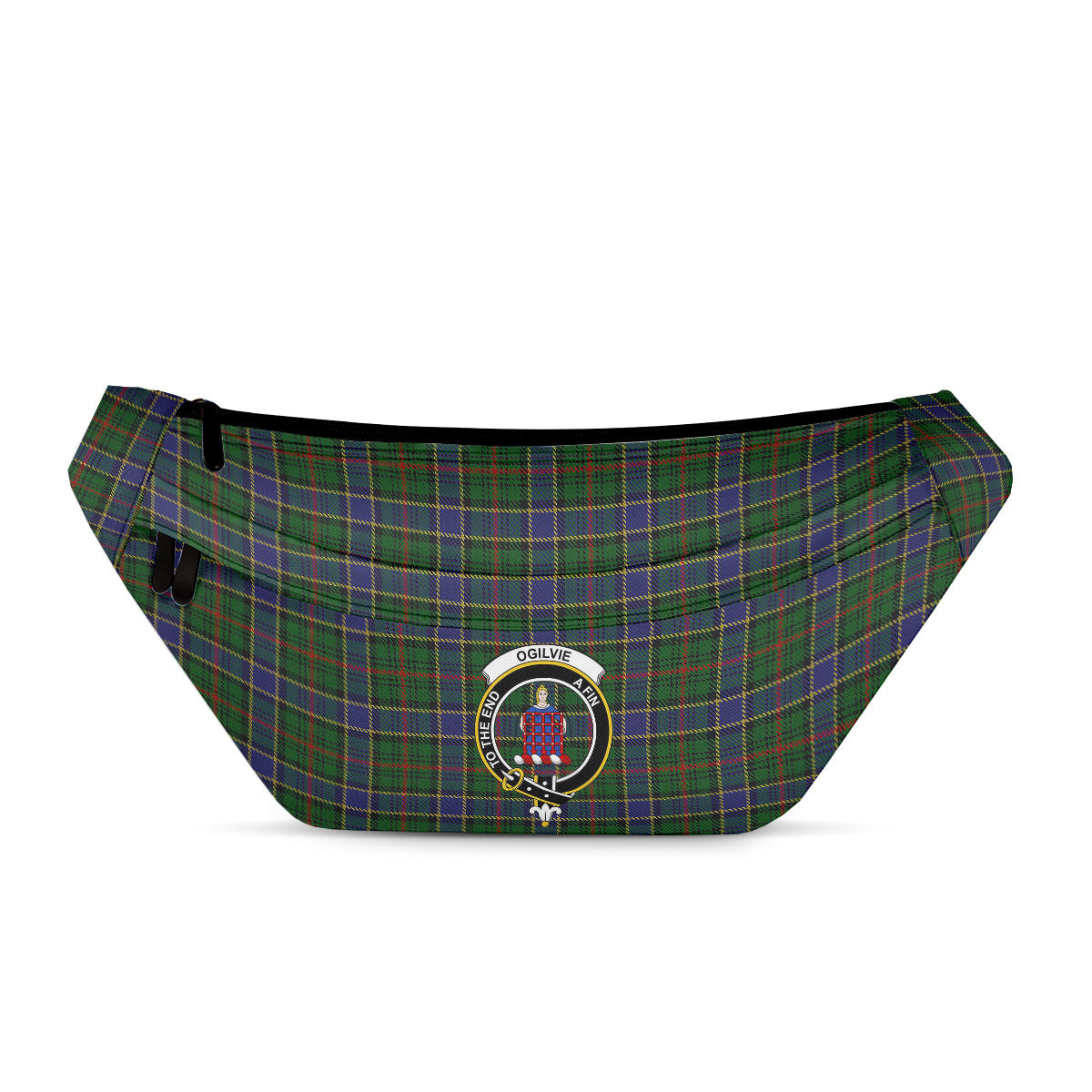 ScotsTee Shop Scottish Ogilvie Hunting 1 Clan Crest Tartan Fanny Pack Plaid Waist Bag