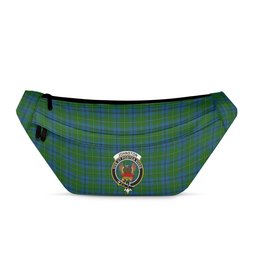 ScotsTee Shop Scottish Johnston Clan Crest Tartan Fanny Pack Plaid Waist Bag