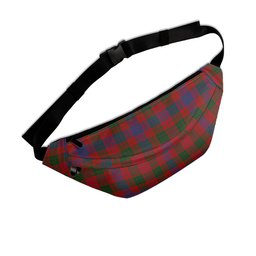 ScotsTee Shop Scottish Ross Clan Crest Tartan Fanny Pack Plaid Waist Bag