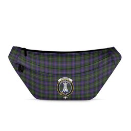 ScotsTee Shop Scottish Malcolm 1840 Clan Crest Tartan Fanny Pack Plaid Waist Bag