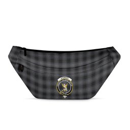 ScotsTee Shop Scottish Stewart Mourning Originaux Modern Clan Crest Tartan Fanny Pack Plaid Waist Bag