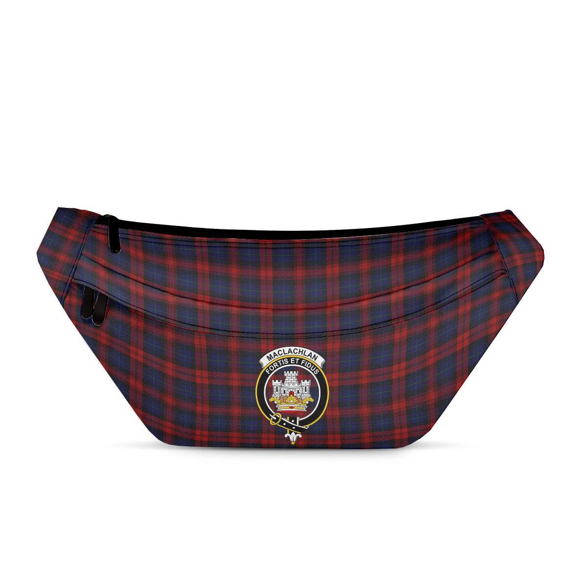 ScotsTee Shop Scottish MacLachlan Clan Crest Tartan Fanny Pack Plaid Waist Bag