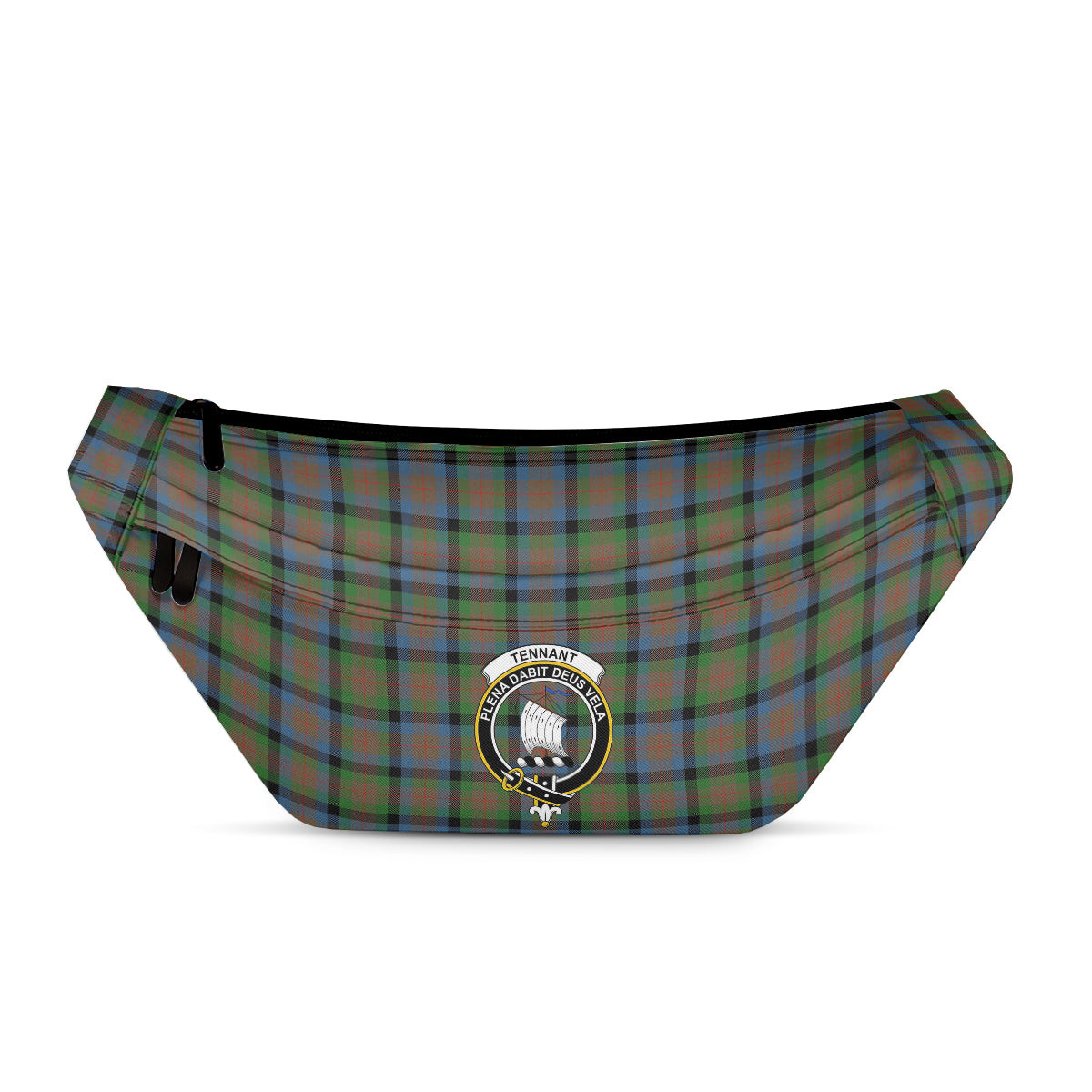 ScotsTee Shop Scottish Tennant Ancient Clan Crest Tartan Fanny Pack Plaid Waist Bag