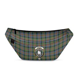 ScotsTee Shop Scottish Tennant Ancient Clan Crest Tartan Fanny Pack Plaid Waist Bag