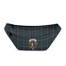 ScotsTee Shop Scottish Mitchell Modern Clan Crest Tartan Fanny Pack Plaid Waist Bag