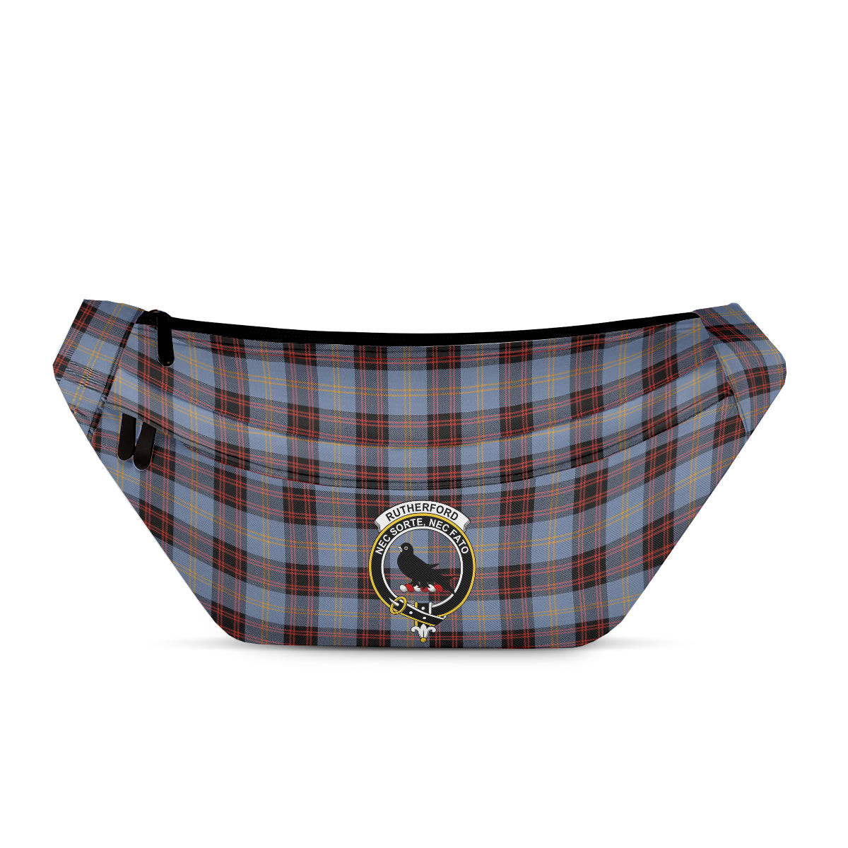 ScotsTee Shop Scottish Rutherford Ancient Clan Crest Tartan Fanny Pack Plaid Waist Bag