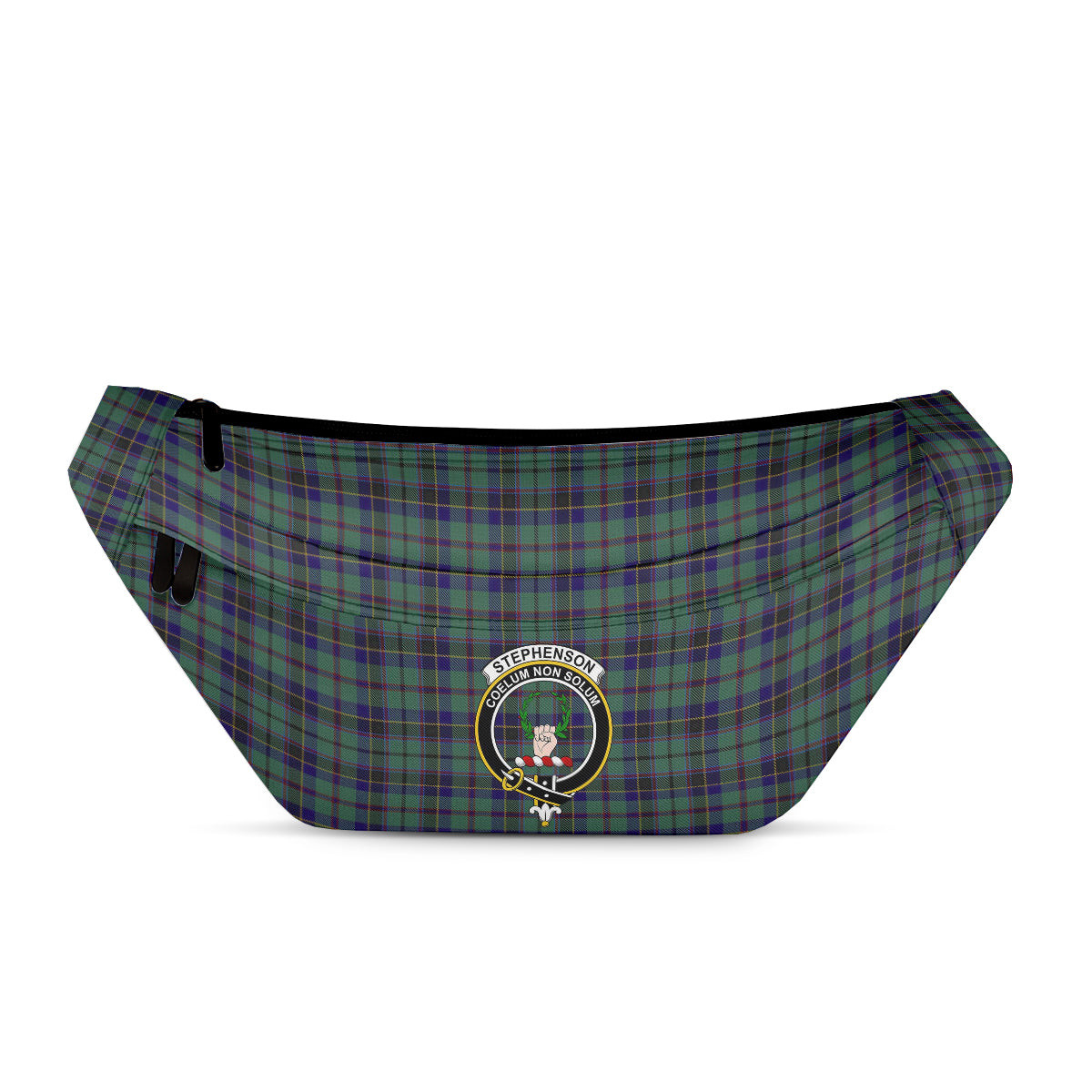 ScotsTee Shop Scottish Stephenson Clan Crest Tartan Fanny Pack Plaid Waist Bag