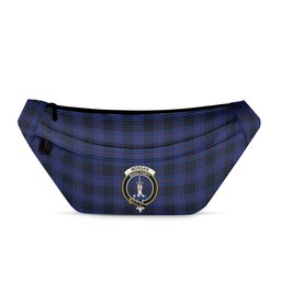 ScotsTee Shop Scottish Morgan Modern Clan Crest Tartan Fanny Pack Plaid Waist Bag