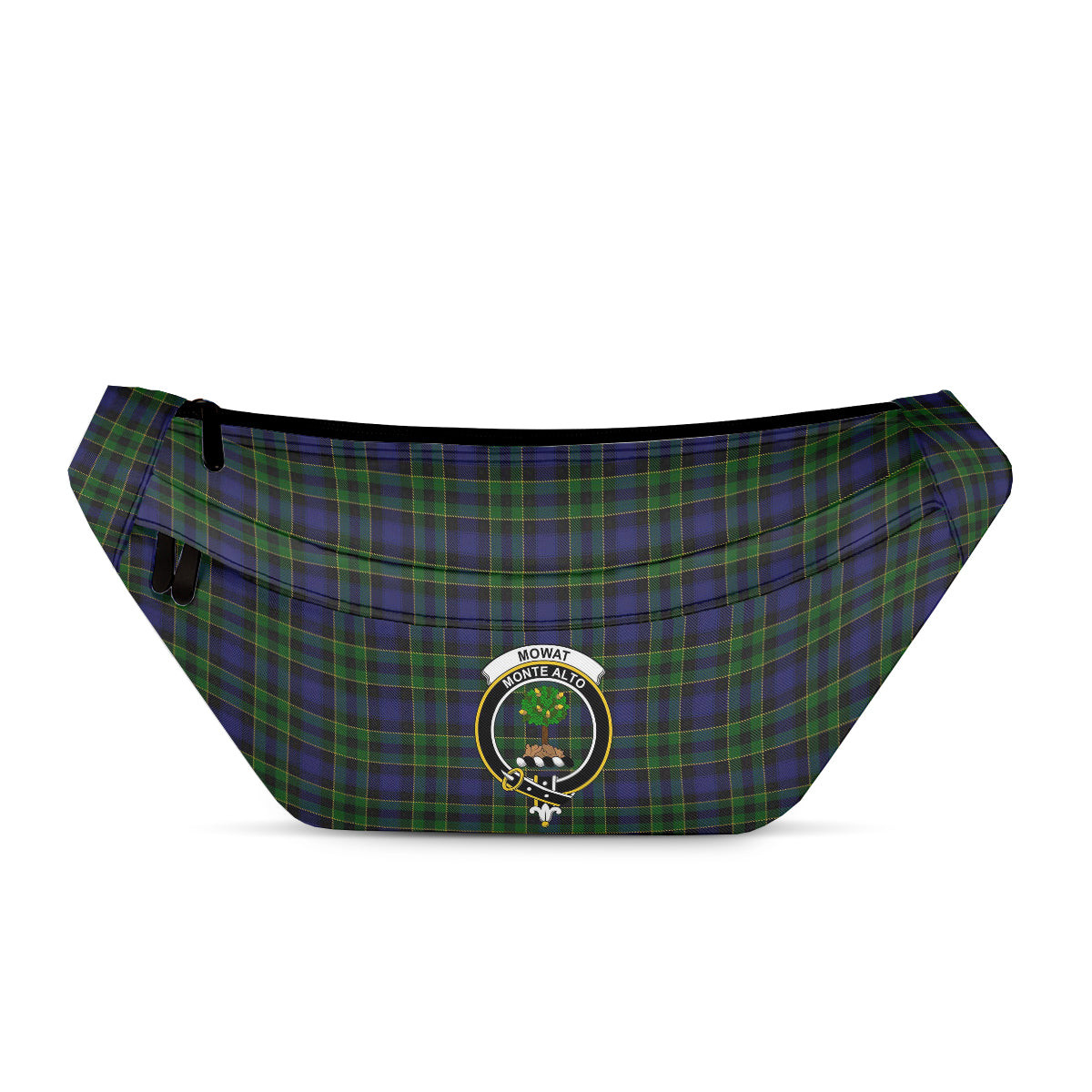 ScotsTee Shop Scottish Mowat Clan Crest Tartan Fanny Pack Plaid Waist Bag