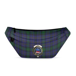 ScotsTee Shop Scottish Weir Modern Clan Crest Tartan Fanny Pack Plaid Waist Bag
