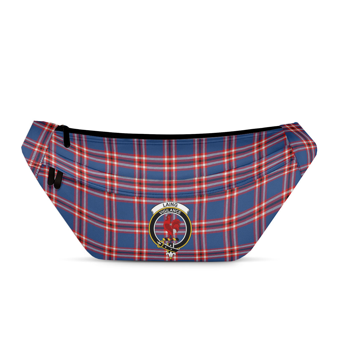 ScotsTee Shop Scottish Laing of Archiestown Modern Clan Crest Tartan Fanny Pack Plaid Waist Bag