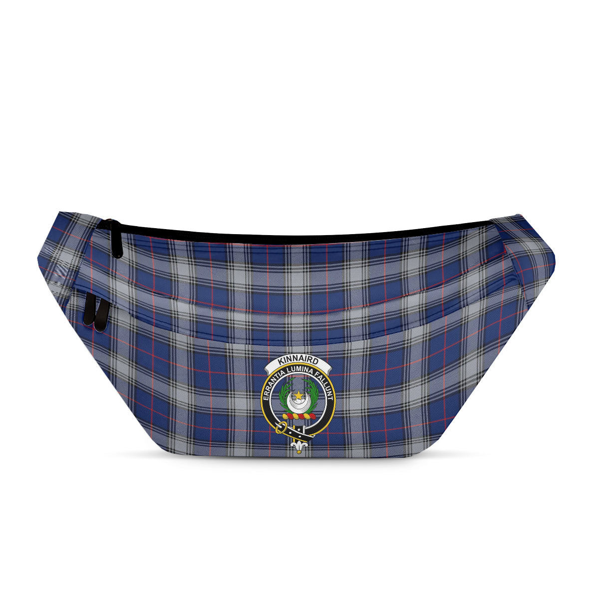 ScotsTee Shop Scottish Kinnaird Modern Clan Crest Tartan Fanny Pack Plaid Waist Bag