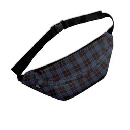 ScotsTee Shop Scottish Nairn Modern Clan Crest Tartan Fanny Pack Plaid Waist Bag