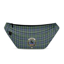 ScotsTee Shop Scottish MacDonell Of Glengarry Ancient Clan Crest Tartan Fanny Pack Plaid Waist Bag