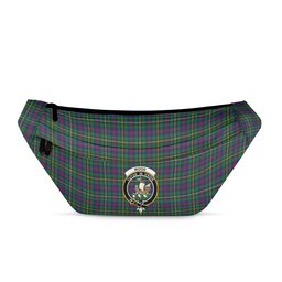 ScotsTee Shop Scottish Wood Modern Clan Crest Tartan Fanny Pack Plaid Waist Bag