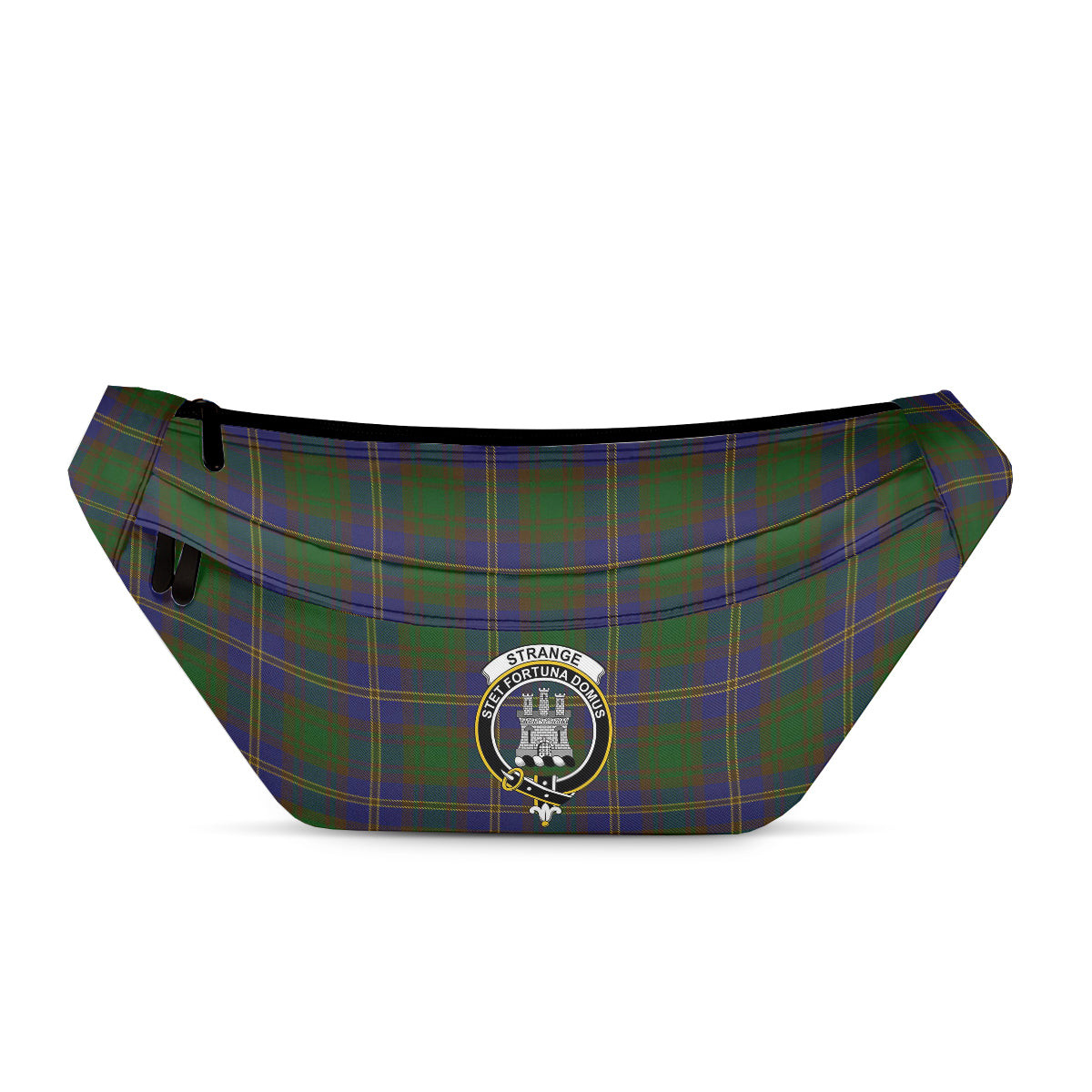 ScotsTee Shop Scottish Strange of Balkaskie Clan Crest Tartan Fanny Pack Plaid Waist Bag