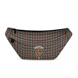ScotsTee Shop Scottish Sutherland Weathered Clan Crest Tartan Fanny Pack Plaid Waist Bag